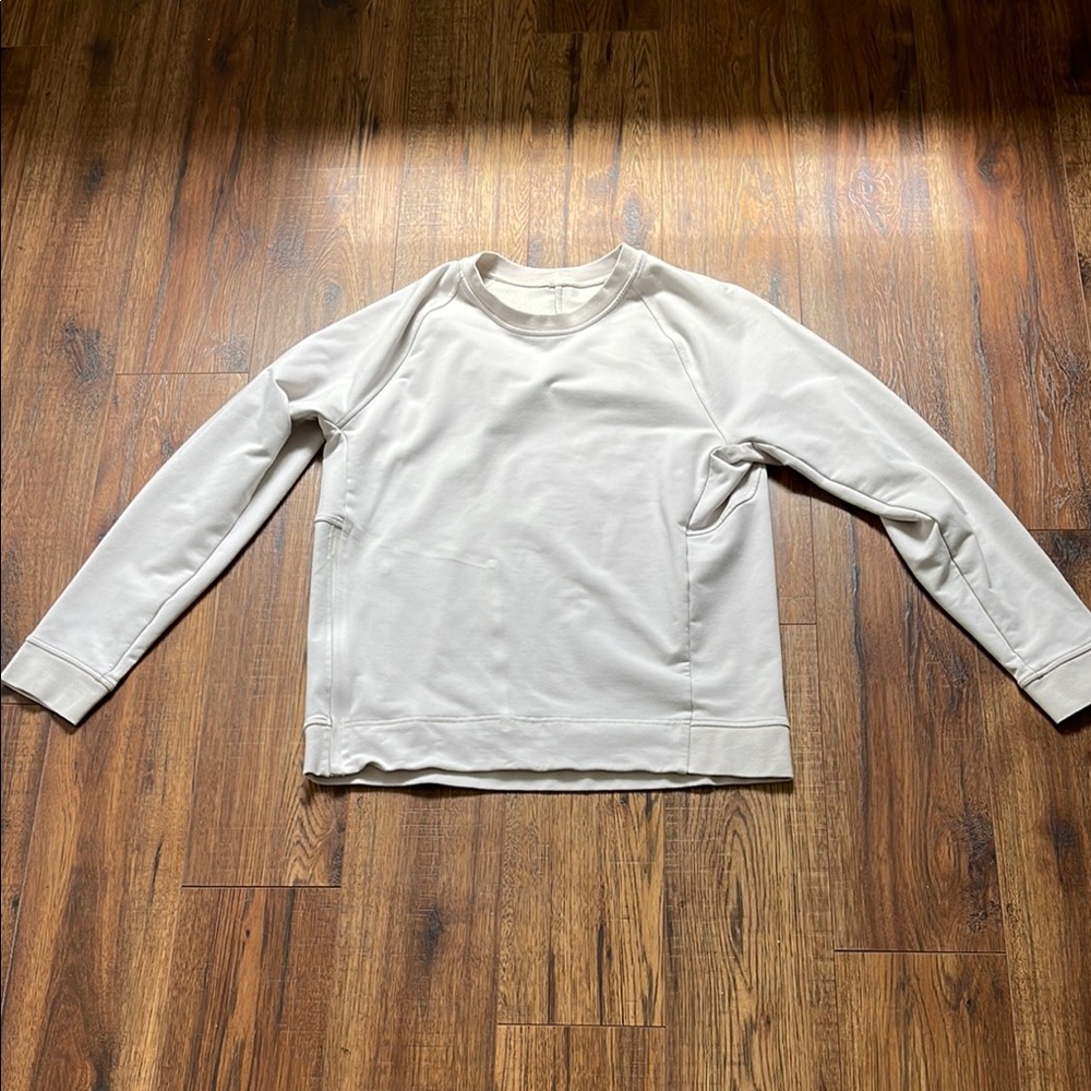lululemon athletica Cream Crewneck Sweater